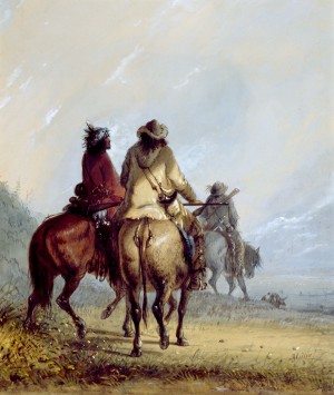 Trappers starting for the beaver hunt